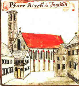 Pfarr Kirch in Freystatt - Koci parafialny, widok oglny